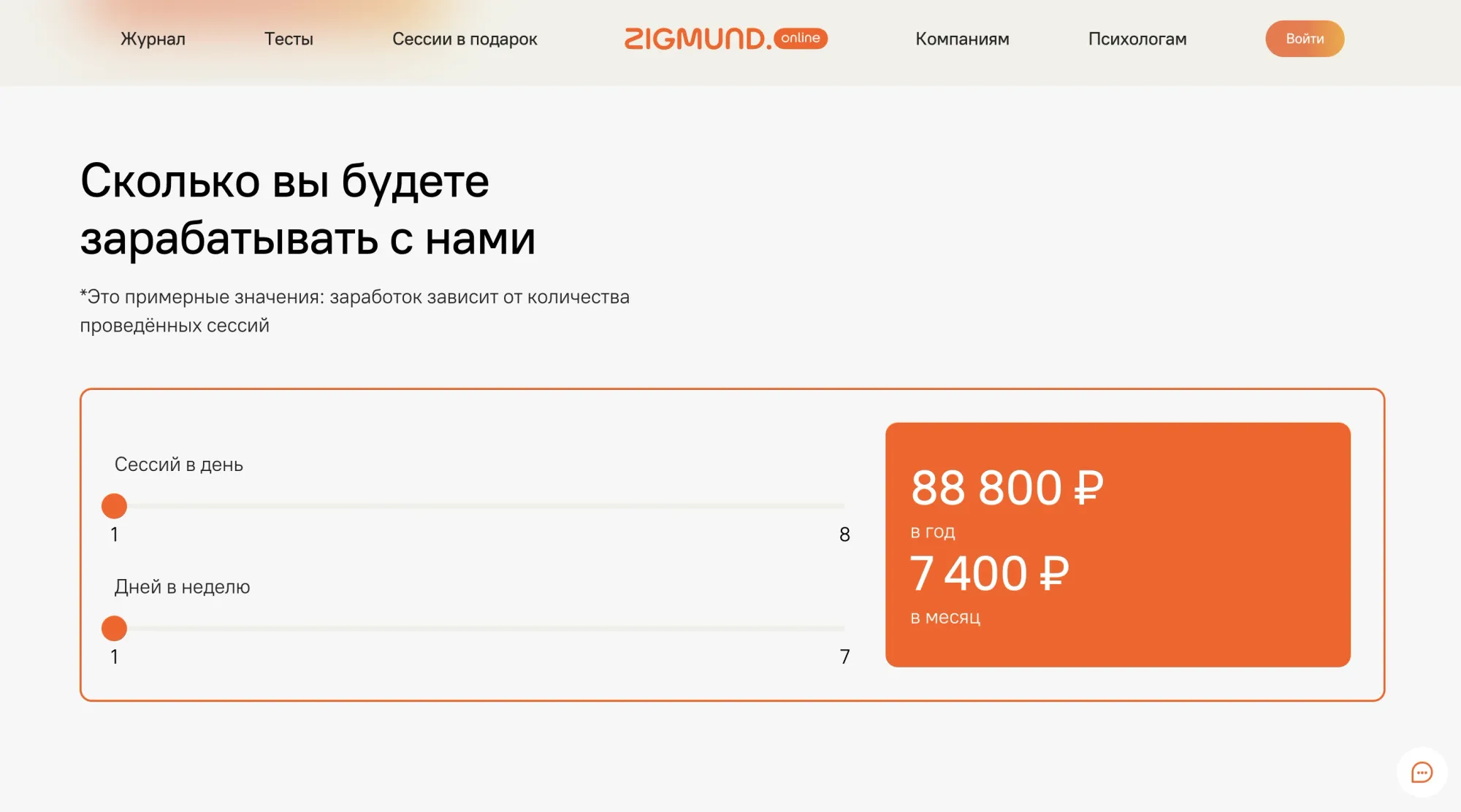 На сайте есть калькулятор заработка. Можно посчитать, сколько денег вы получите с учетом комиссии