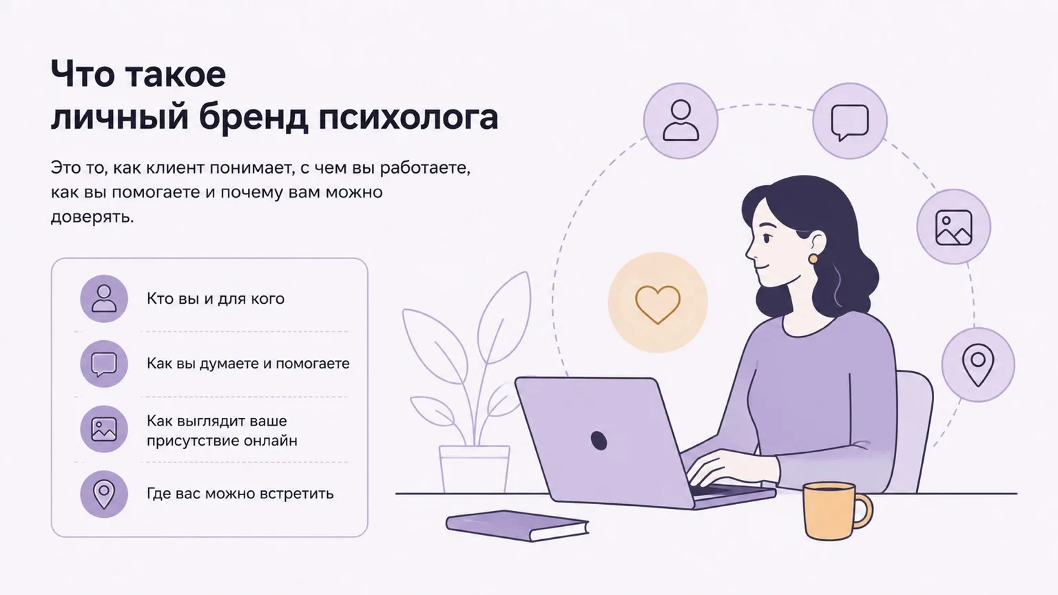 Клиент оценивает не только квалификацию психолога, но и то, как специалист выглядит, общается и рассказывает о своей работе