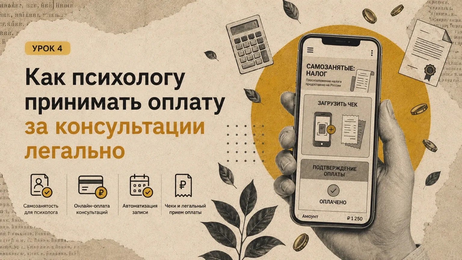 Как принимать оплату за консультации легально